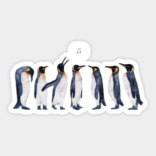 Singing Penguin Sticker